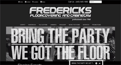 Desktop Screenshot of fredericksfloorcovering.com